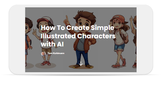 free microlearning course how to create AI illustrated characters